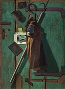 Fish House Door Painting by John Frederick Peto Fish House Door Painting by John Frederick Peto