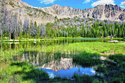 Fisherman At Fourth Of July Lake, Idaho Photograph by Anna Gorin