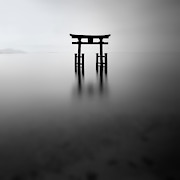 Floating Torii Photograph by Yancho Sabev Art