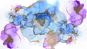 Floral Abstract Painting Painting by Alissa Beth Photography
