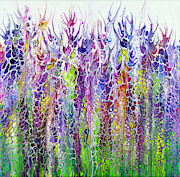 Floral Reach Painting by Lucy Arnold