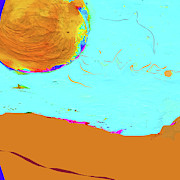 Flying the Waves with Apollo Mixed Media by Zsanan Studio