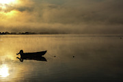 Foggy Sunrise Serenity Photograph by Douglas Wielfaert