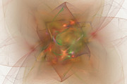 Folds In Muted Rainbow Digital Art by Brandi Untz