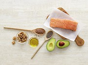 Foods High In Omega Three Photograph by Science Photo Library