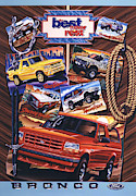 Ford Bronco Poster Painting by Garth Glazier