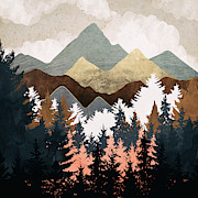 Forest View Digital Art by Spacefrog Designs
