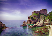 Fort Lovrijenic and medieval walls  Photograph by Steve Estvanik
