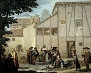 Francesco Sasso / 'Reunion de mendigos', Middle 18th century, Italian School. Painting by Francesco Sasso -1720-1776- Francesco Sasso / 'Reunion de mendigos', Middle 18th century, Italian School. Painting by Francesco Sasso -1720-1776-