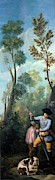 Francisco de Goya y Lucientes / 'A Hunter Loading his Shotgun', 1775, Spanish School. Painting by Francisco de Goya -1746-1828-