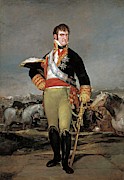Francisco de Goya y Lucientes / 'Fernando VII at camp', ca. 1815, Spanish School. Painting by Francisco de Goya -1746-1828-
