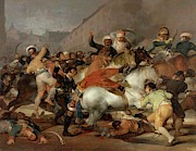 Francisco de Goya y Lucientes 'The Second of May 1808 in Madrid the charge of the Mamelukes',1814. Painting by Francisco de Goya -1746-1828-
