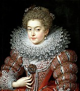 Frans Pourbus 'el Joven' / 'Elizabeth of France, Queen of Spain', ca. 1615, Flemish School. Painting by Frans Pourbus the Younger -1569-1622- Frans Pourbus 'el Joven' / 'Elizabeth of France, Queen of Spain', ca. 1615, Flemish School. Painting by Frans Pourbus the Younger -1569-1622-