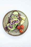 Fresh Cut Avocado On Toasted Bread Photograph by Science Photo Library