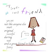 Friend Drawing by Ashley Rice