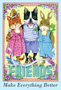Friends Forever Digital Art by Kimura Designs