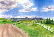 Frog Belly Farm Painting by Clara Sue Beym Frog Belly Farm Painting by Clara Sue Beym