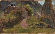 From Oberhasli In Switzerland Painting by Thomas Fearnley