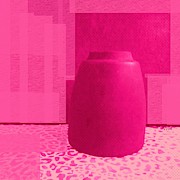 Fuschia Pot Cubed Photograph by Viva Anderson