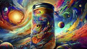 Galaxies In A Jar #1 Digital Art by Engin Akyurt