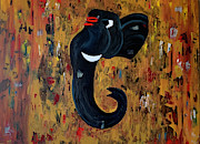 Ganesh 2 Painting by Raji Musinipally