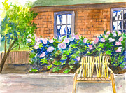 Garden Chair Painting by Clara Sue Beym Garden Chair Painting by Clara Sue Beym