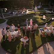 Garden Party Photograph by Slim Aarons