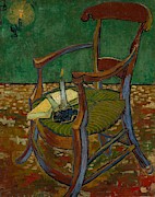 Gauguin's Chair. Painting by Vincent van Gogh -1853-1890-