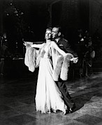 GINGER ROGERS and FRED ASTAIRE in THE STORY OF VERNON AND IRENE CASTLE -1939-. Photograph by Album
