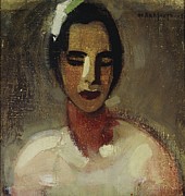 Girl From California Painting by Helene Schjerfbeck