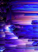 Glitchin Blues Digital Art by Jennifer Walsh