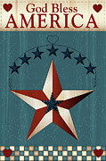 God Bless America Star Digital Art by Melanie Parker