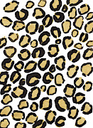 Gold Cheetah Mixed Media by Lanie Loreth Gold Cheetah Mixed Media by Lanie Loreth