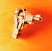Gold Space Gun Drawing by CSA Images