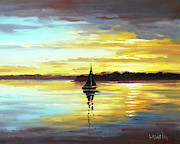 Golden Sunset Painting by Graham Gercken