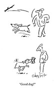 Good Dog Drawing by Vahan Shirvanian Good Dog Drawing by Vahan Shirvanian