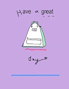 Great Day Backpack Drawing by Ashley Rice