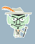 Green man Drawing by CSA Images Green man Drawing by CSA Images