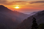 GSMNP Sunset #4 Photograph by Bryan Bzdula