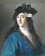 Gustavus Hamilton -1710-1746-, Second Viscount Boyne, in Masquerade Costume. Painting by Rosalba Carriera