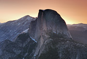Half Dome With Sunrise Photograph by David Kiene