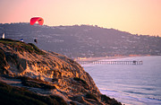 Hang-glider Taking Off, Torrey Pines Photograph by Eddie Brady