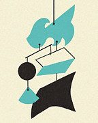 Hanging Mobile Drawing by CSA Images