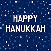 Happy Hanukkah Starry Night- Art by Linda Woods Mixed Media by Linda Woods