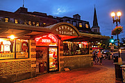 Harvard Square Cambridge MA at dusk Photograph by Toby McGuire