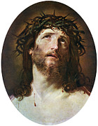 Head Of Christ Crowned With Thorns Drawing by Print Collector
