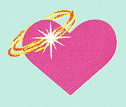 Heart and Wedding Ring Drawing by CSA Images Heart and Wedding Ring Drawing by CSA Images