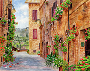 Hearts A'Bloom II Painting by Anne Gifford