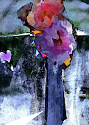 Hearts and Flowers Love at First Light  No 3 Mixed Media by Zsanan Studio