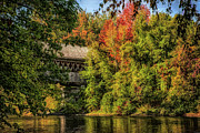 Henniker New Hampshire Covered Bridge Photograph by Jeff Folger